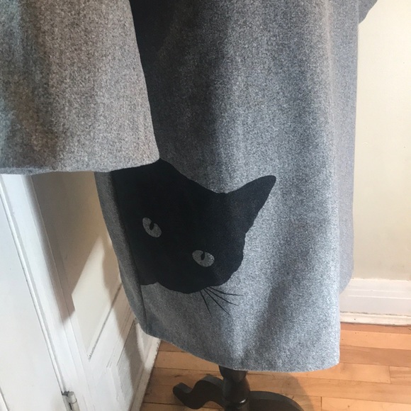 “ORDERPLUS” Bell Sleeved Cat Dress . - Picture 5 of 11